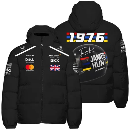 James Hunt x 2025 Edition Down & Puffer Jackets For Fans BL2725A3HCJ - Racing Lifestyle Clothing