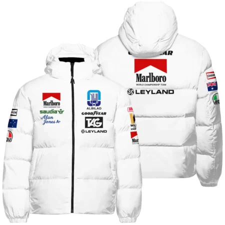 1980 WDC Alan Jones Williams F1 Down & Puffer Jackets BLAJ5426A2HCJ