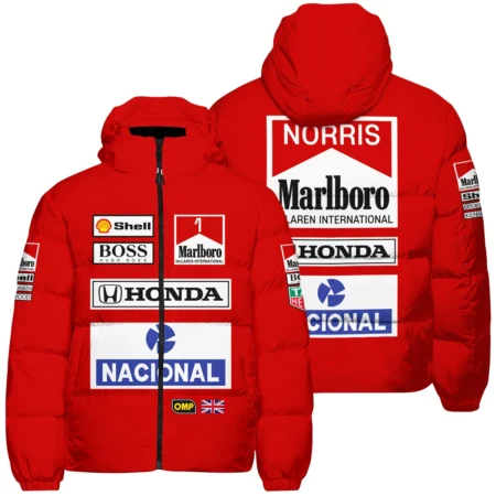 From 1988 to 2026 Lando Norris McLaren F1 Golden Era Down & Puffer Jackets BLNR3426A1HCJ