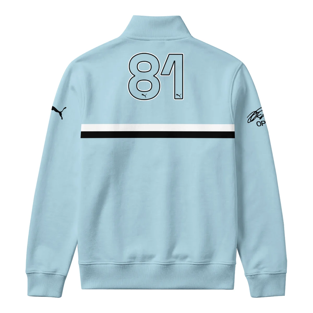 OP81 Oscar Piastri Puma McLaren - Quarter Zip Sweatshirt BLOP28326A1QZS - Image 3