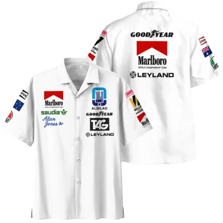 1980 WDC Alan Jones Williams F1 Hawaiian Shirt BLAJ5426A2HW