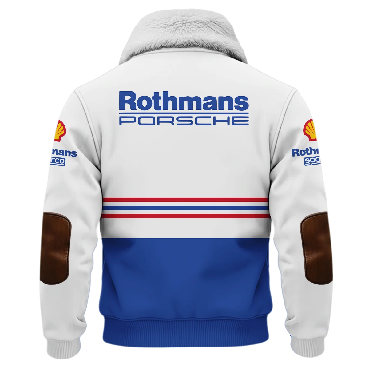 1984 Alan Jones Rothmans Porsche Sandown 1000 Fleece Jacket BLAJ5426A1FJ - Image 3
