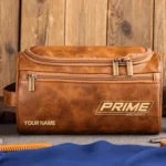 Prime Archery Exclusive Logo - Personalized Leather Toiletry Bag QTAR101125A1PRA