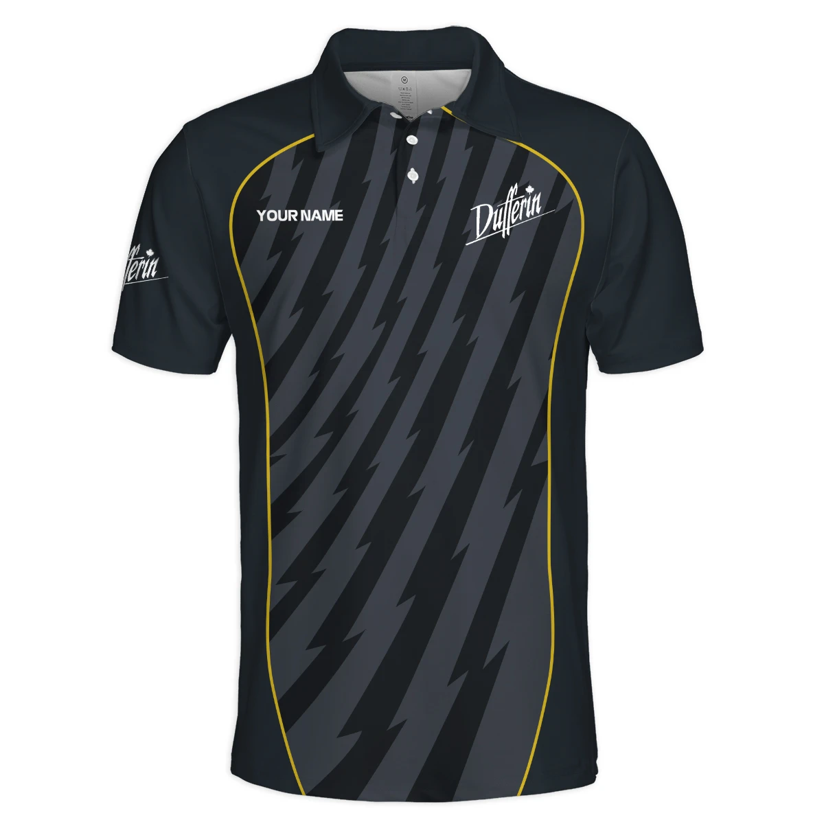 Dufferin Cues All Over Prints- Personalized Polo Shirt QTBLA011125A1DFN-PL - Image 2