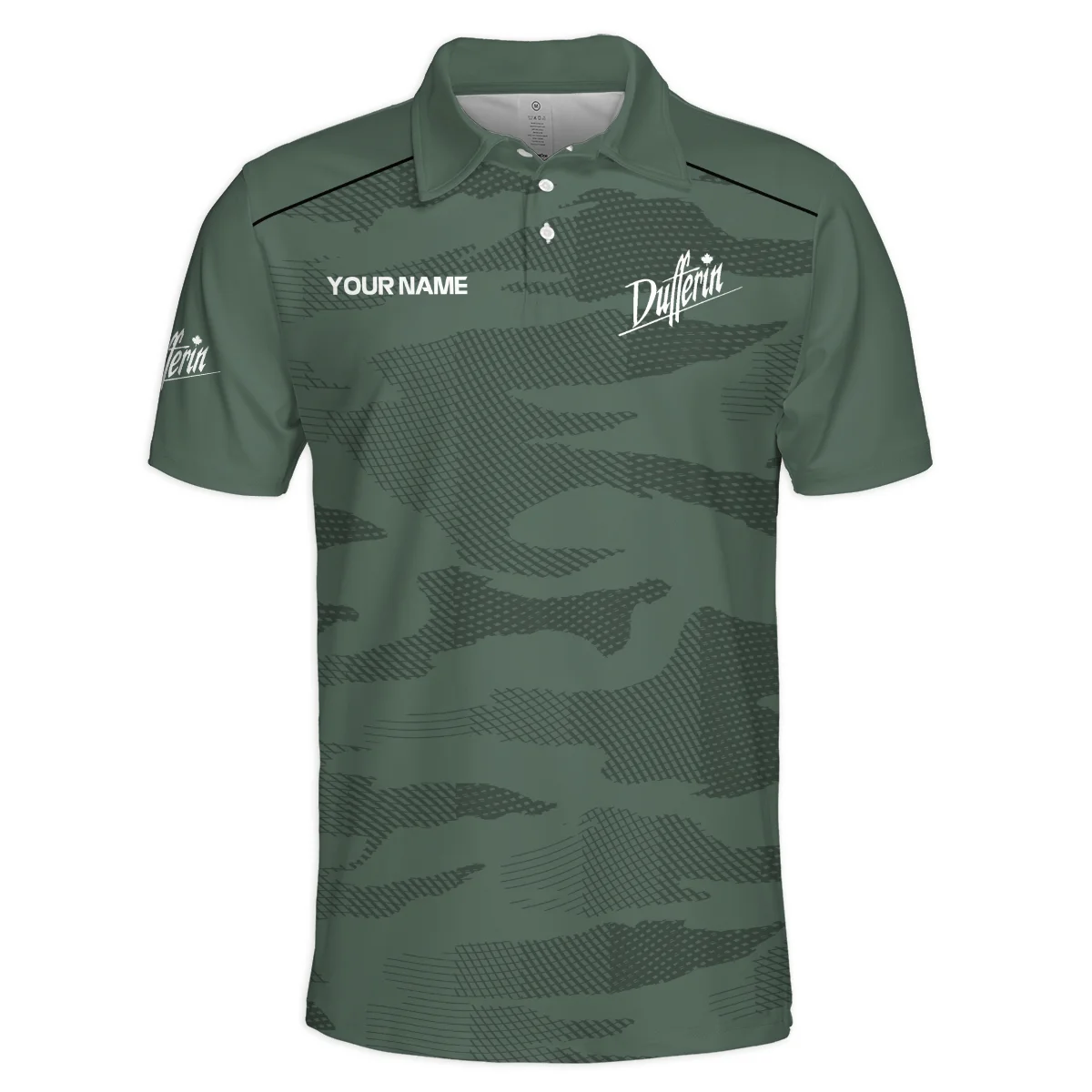 Dufferin Cues All Over Prints- Personalized Polo Shirt QTBLA041125A1DFN-PL - Image 2