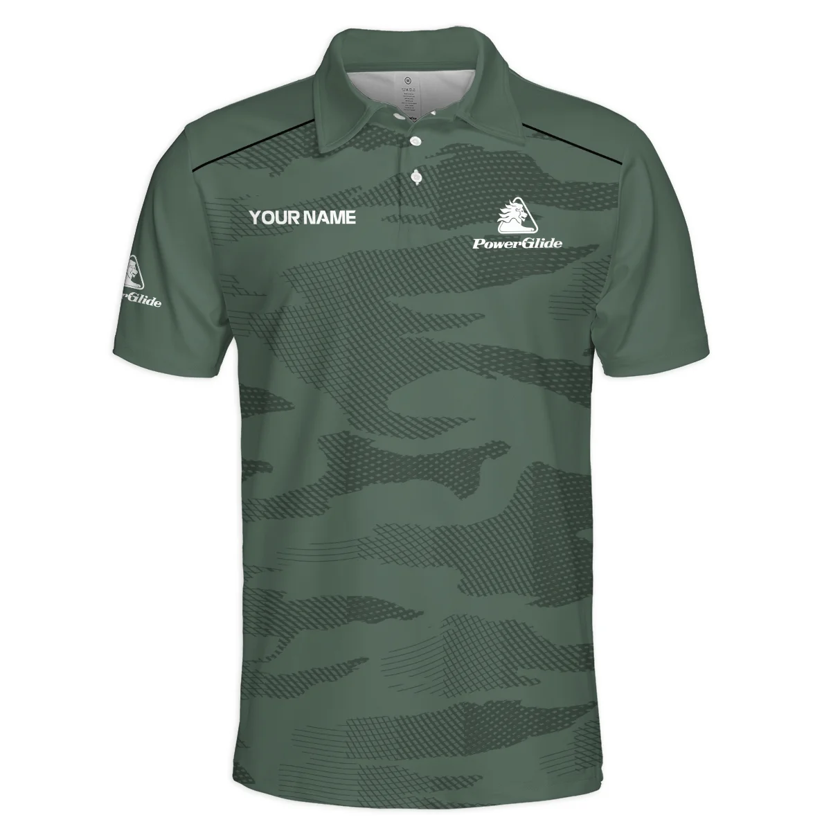 PowerGlide All Over Prints- Personalized Polo Shirt QTBLA041125A1PWG-PL - Image 2