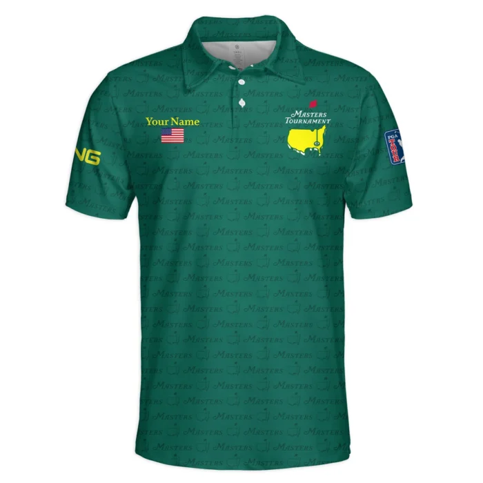 Ping Masters Tournament Designed for True Fans Polo Shirt QTMT081025AA2PI-PL