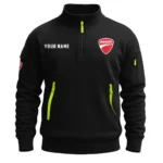 Ducati Inspired Fan Logo Sweatshirt Half Zipper QTMO210825A1DUC