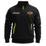 Harley-Davidson Inspired Fan Logo Sweatshirt Half Zipper QTMO210825A1HD