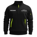 Moto Guzzi Inspired Fan Logo Sweatshirt Half Zipper QTMO210825A1MGU