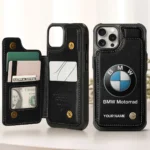 BMW Motorrad Personalized Name - Leather Flip Wallet Phone Case QTMO270625A1BMW