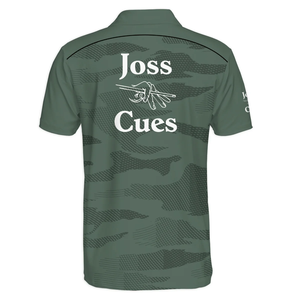 Joss Cues All Over Prints- Personalized Polo Shirt QTBLA041125A1JOS-PL - Image 3