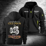 Triumph Motorcycles Exclusive Logo Hoodie Half Zipper QTTRI140425A7
