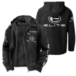 Elite Archery Men's Winter Fleece Lined Zip Hooded Jacket – Warm Outdoor Wear QTAR271125A1ELA