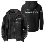 Martin Archery Men's Winter Fleece Lined Zip Hooded Jacket – Warm Outdoor Wear QTAR271125A1MAR