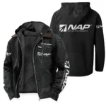 NAP - New Archery Products Men's Winter Fleece Lined Zip Hooded Jacket – Warm Outdoor Wear QTAR271125A1NAP