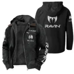 Ravin Crossbows Men's Winter Fleece Lined Zip Hooded Jacket – Warm Outdoor Wear QTAR271125A1RAV