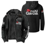 Abu Garcia Men's Winter Fleece Lined Zip Hooded Jacket – Warm Outdoor Wear QTFS271125A1AG