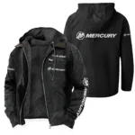 Mercury Marine Men's Winter Fleece Lined Zip Hooded Jacket – Warm Outdoor Wear QTFS271125A1MCM