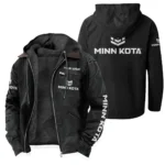 Minn Kota Men's Winter Fleece Lined Zip Hooded Jacket – Warm Outdoor Wear QTFS271125A1MNK