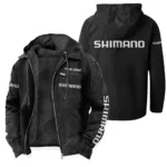 Shimano Men's Winter Fleece Lined Zip Hooded Jacket – Warm Outdoor Wear QTFS271125A1SHI