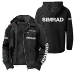 Simrad Men's Winter Fleece Lined Zip Hooded Jacket – Warm Outdoor Wear QTFS271125A1SIM