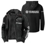 Yamaha Marine Men's Winter Fleece Lined Zip Hooded Jacket – Warm Outdoor Wear QTFS271125A1YMM