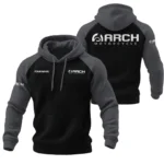 Arch Motorcycle Hoodie Quilted Waffle Designed for True Fans QTVAMC121225A03ARC