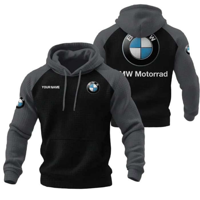 BMW Motorrad Hoodie Quilted Waffle Designed for True Fans QTVAMC121225A03BMW