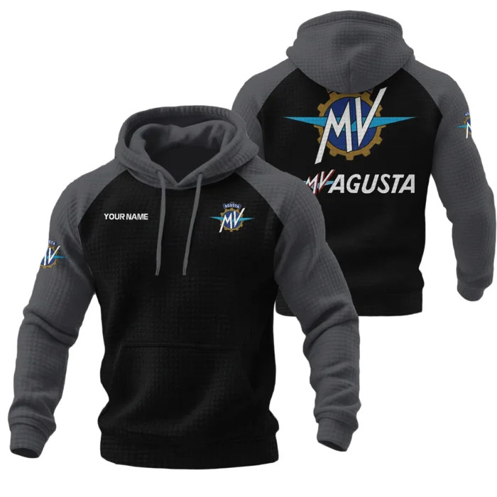 MV Agusta Hoodie Quilted Waffle Designed for True Fans QTVAMC121225A03MVA