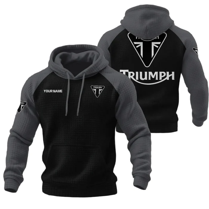 Triumph Hoodie Quilted Waffle Designed for True Fans QTVAMC121225A03TRI