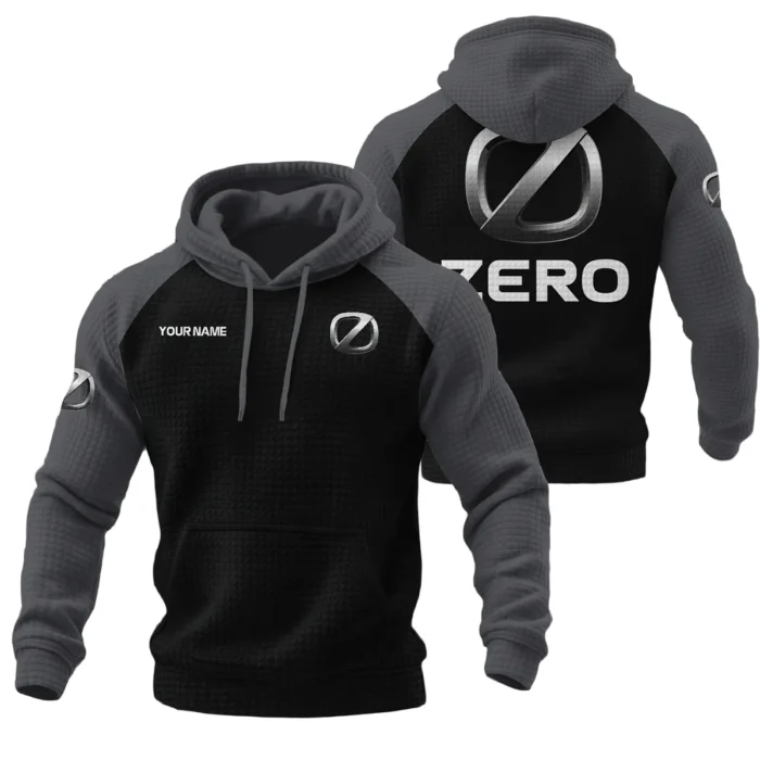 Zero Motorcycles Hoodie Quilted Waffle Designed for True Fans QTVAMC121225A03ZER