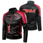 BSA Exclusive Logo Leather Jacket Motorcycle HOMOT060625LJ01BSA