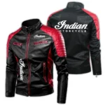 Indian Motorcycle Exclusive Logo Leather Jacket Motorcycle HOMOT060625LJ01IND