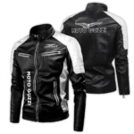 Moto Guzzi Exclusive Logo Leather Jacket Motorcycle HOMOT060625LJ01MGU