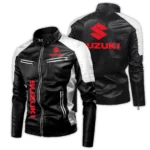 Suzuki Exclusive Logo Leather Jacket Motorcycle HOMOT060625LJ01SUZ