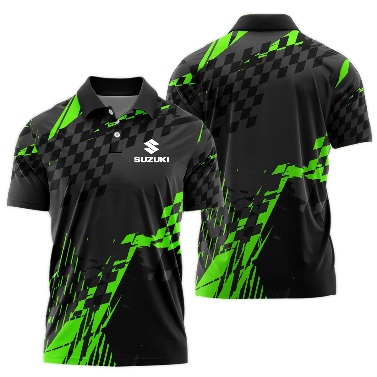 Suzuki Motorcycles Exclusive Logo Polo Shirt HOMO190725A01SUZ-PL - Image 3