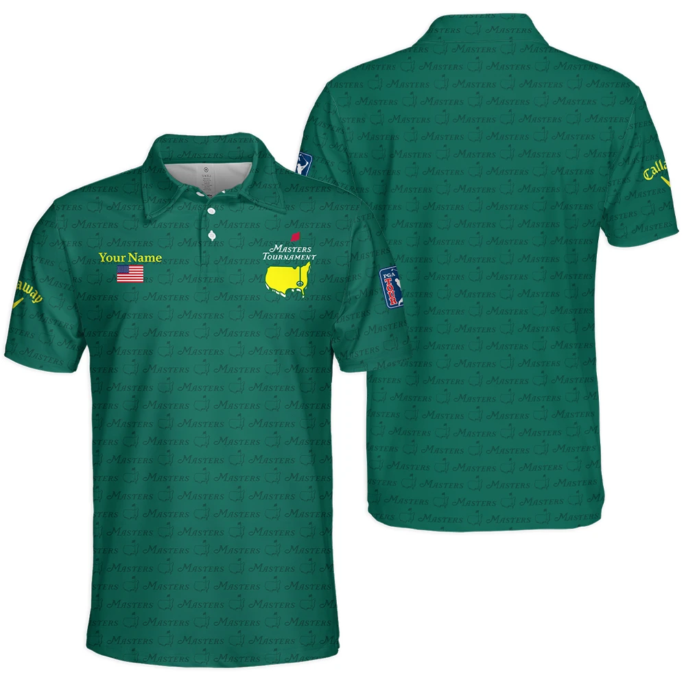 Callaway Masters Tournament Designed for True Fans Polo Shirt QTMT081025AA2CLW-PL - Image 3