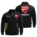 Ducati Motorcycles Exclusive Logo Fashion Sweatshirt Half Zipper HOMO220825A01DUC
