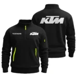 KTM Motorcycles Exclusive Logo Fashion Sweatshirt Half Zipper HOMO220825A01KTM