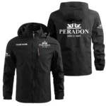 Peradon All Over PrintsWaterproof Outdoor Jacket QTBLA041125A2PRD