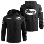 Viking Cues All Over PrintsWaterproof Outdoor Jacket QTBLA041125A2VKG