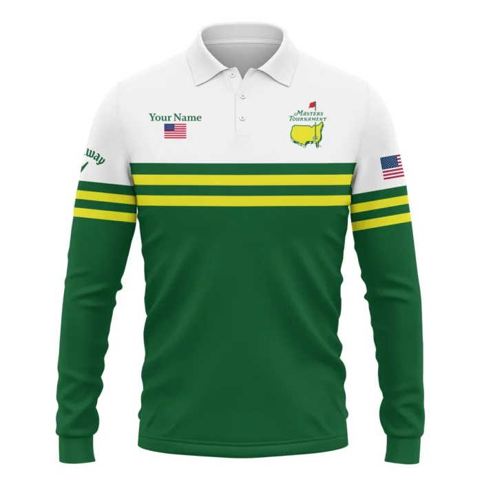 Callaway Masters Tournament Designed for True Fans Long Polo Shirt QTMT081025AA1CLW-LPL