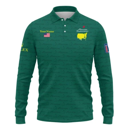 Rolex Masters Tournament Designed for True Fans Long Polo Shirt QTMT081025AA2ROX-LPL