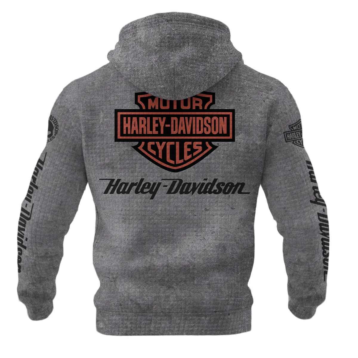 Harley-Davidson Motorcycle Hoodie Quilted Waffle Gift Fan Love QTHD261225AHD6-HQW - Image 3