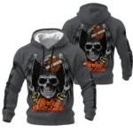 Harley-Davidson Motorcycle Hoodie Quilted Waffle Gift Fan Love QTHD261225AHD1-HQW