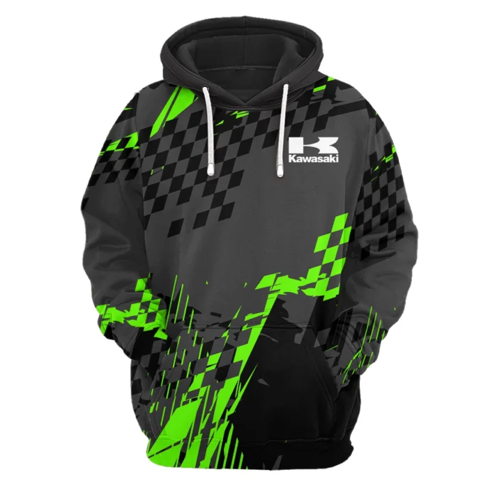 Kawasaki Motorcycles Exclusive Logo Hoodie HOMO190725A01KAW-HD