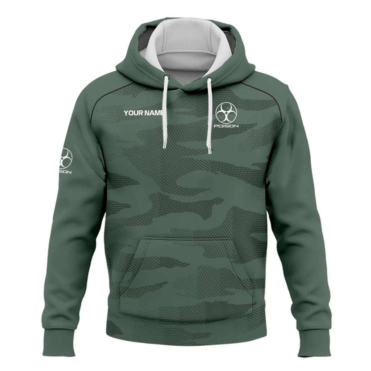 Poison Cues All Over Prints- Personalized Hoodie QTBLA041125A1PSN-HD - Image 2