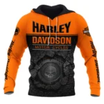Harley-Davidson Motorcycle Inspired Fan Logo Hoodie QTHD020725A2-HD