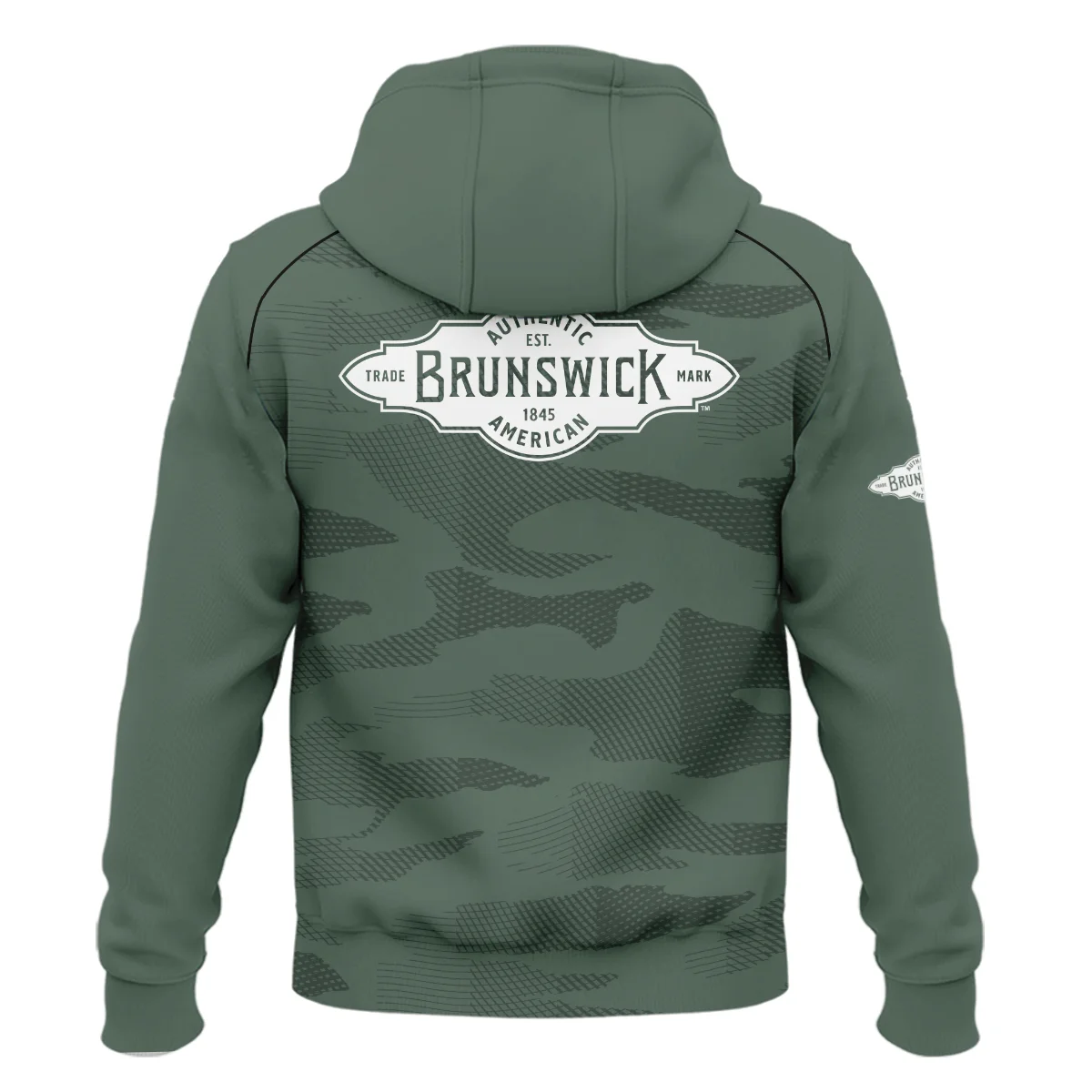 Brunswick Billiards All Over Prints- Personalized Zipper Hoodie QTBLA041125A1BRW-ZHD - Image 3